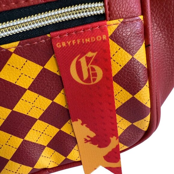 Harry Potter Faux Leather Gryffindor Mini Backpack Women's Red Everyday School - Picture 3 of 10